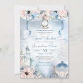 Fairy Tale Princess Cinderella Sweet 16 Birthday Invitation (Front)