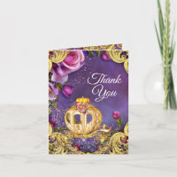 Fairy Tale Princess Thank You Cards