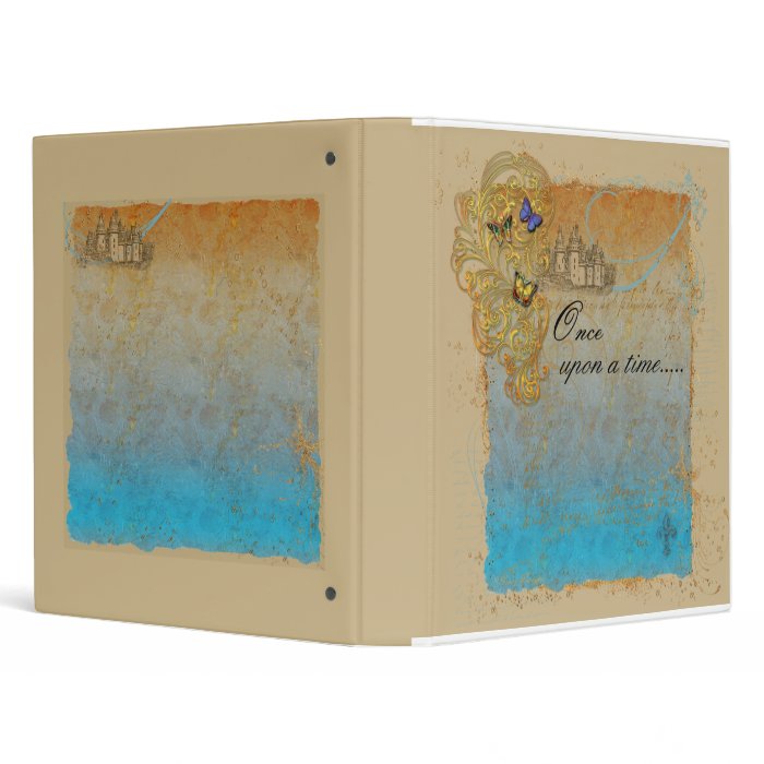 Fairy Tale Storybook Castle Binder Notebook