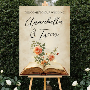 Fairy Tale Storybook Vintage Welcome Sign