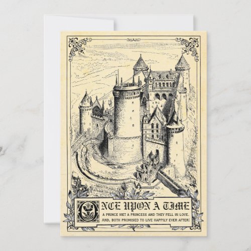 Fairy Tale Storybook Wedding Invitations