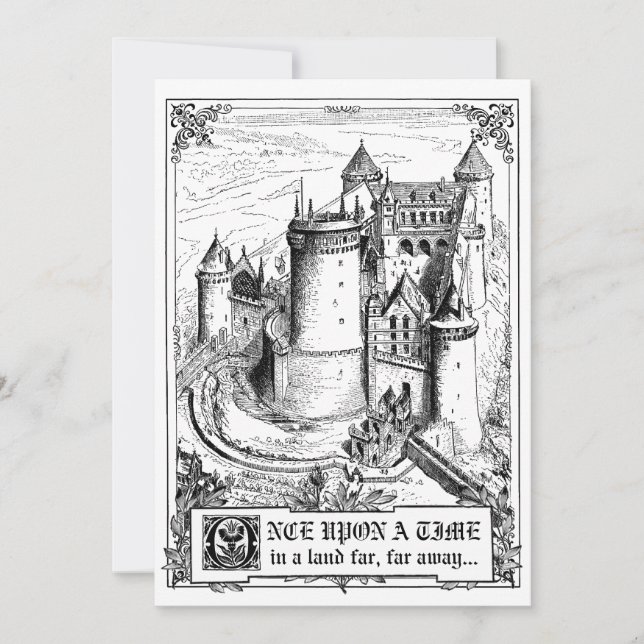 Fairy Tale Storybook Wedding Invitations (Front)