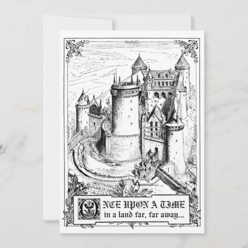 Fairy Tale Storybook Wedding Invitations