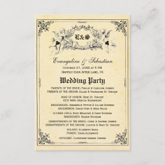 Fairy Tale Storybook Wedding Programs