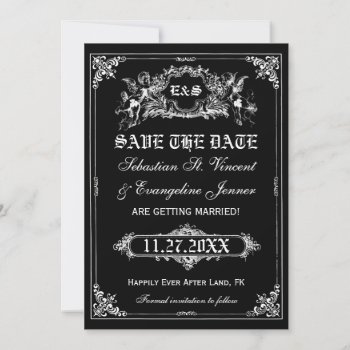 Fairy Tale Storybook Wedding Save The Date Cards by RenImasa at Zazzle