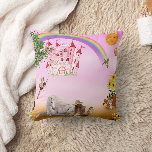 Fairy tale throw pillow (Blanket)