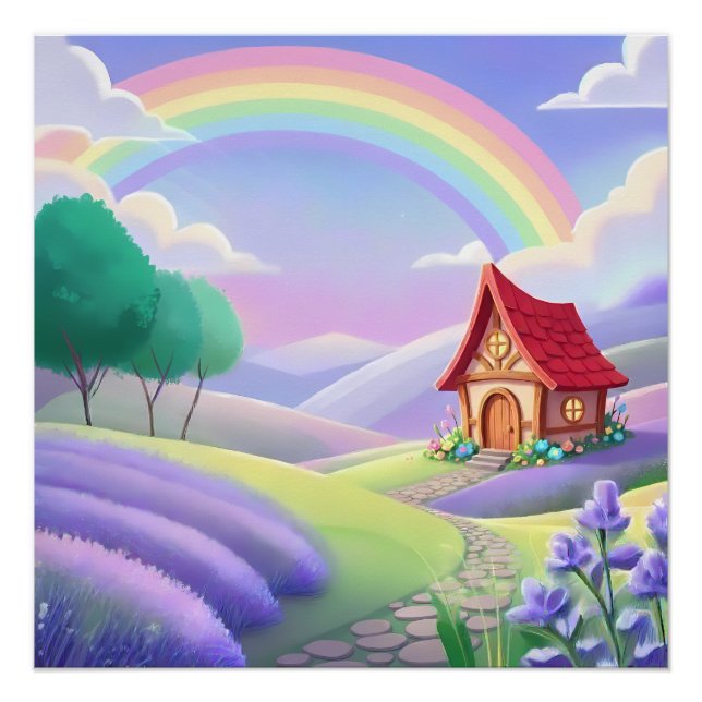 Fairy Tale Under the Rainbow Poster (Front)