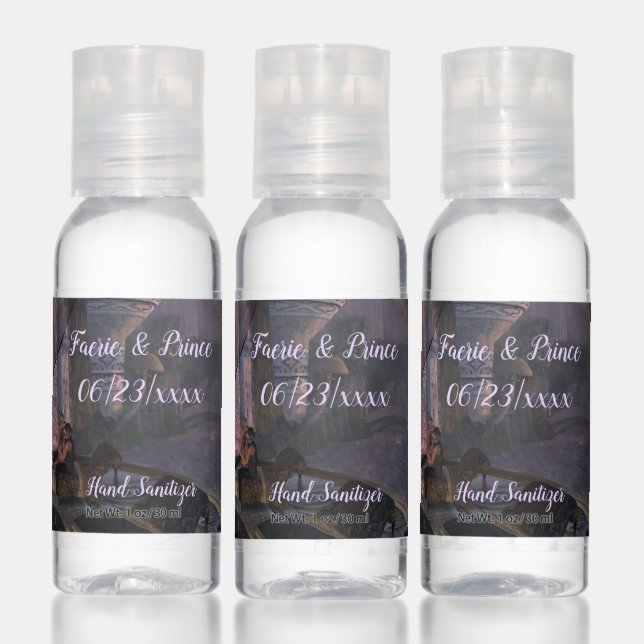 Fairy Tale Wedding Favors -Hand Sanitizer / Lotion (Set)