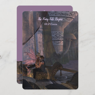 Fairy Tale Wedding - Flat Save The Date Card