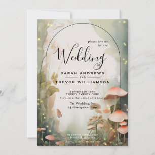 Fairy Tale Woodland Fairycore Romance Invitation