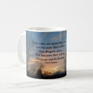 FAIRY TALES ARE MORE THAN TRUE SUNSET MUG