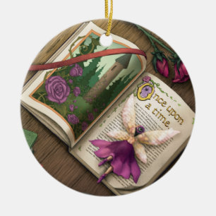 Fairy Tales II Ceramic Ornament