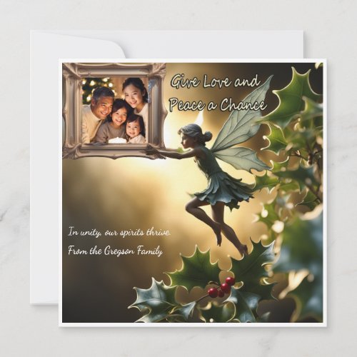 Fairy tales of Tranquility Share Love Share Peace Card