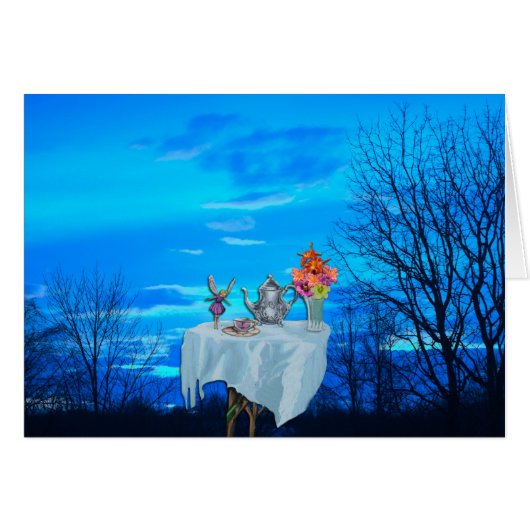 Fairy Tea Party Cards (Front Horizontal)