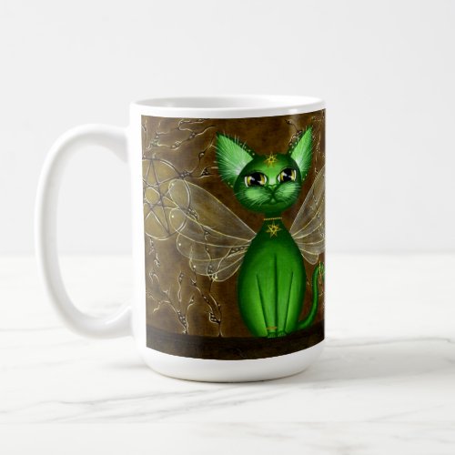 Fairy Temple Fantasy Fairy Kitty Coffee Muff Coffee Mug