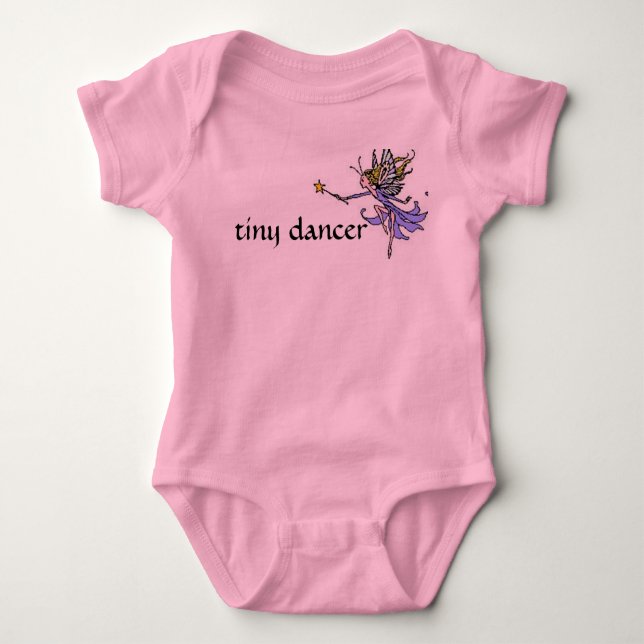 fairy, tiny dancer baby bodysuit (Front)