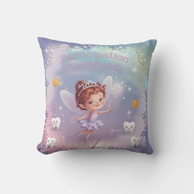 Fairy tooth throw pillow (Front)