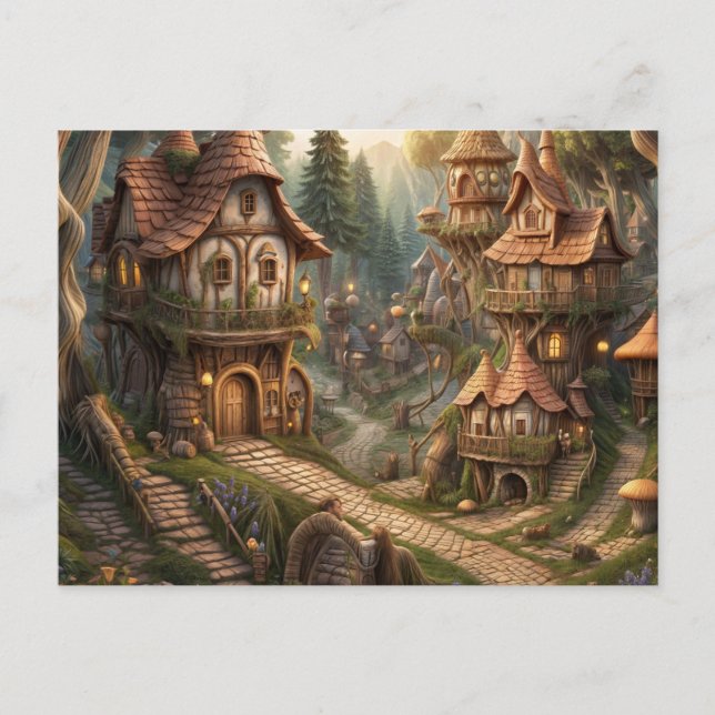 Fairy town postcard (Front)