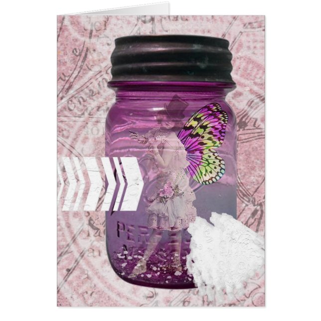 Fairy Trapped in a Jar Cards (Front)