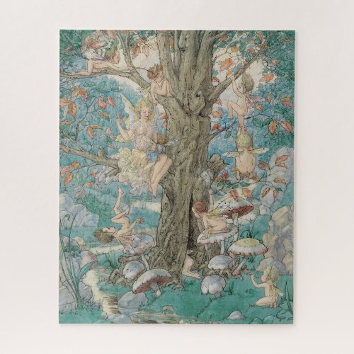 Fairy Tree by Harold Gaze _ Vintage Jigsaw Puzzle