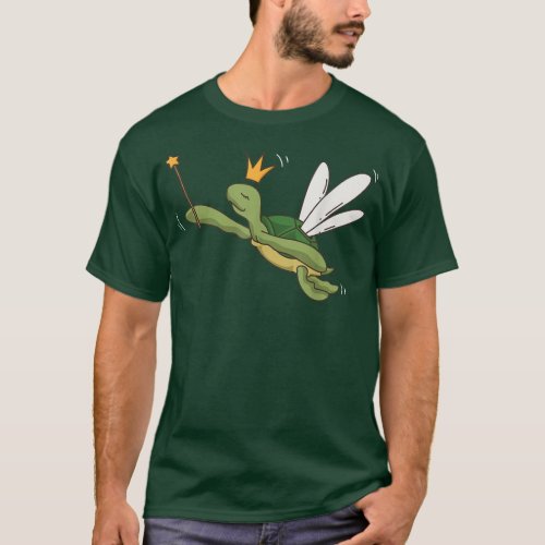 Fairy Turtle Marine Mystical Sea Turtle Fairy Love T_Shirt