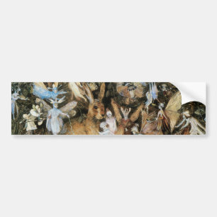 Fairy Twilight by John Anster Fitzgerald Bumper Sticker