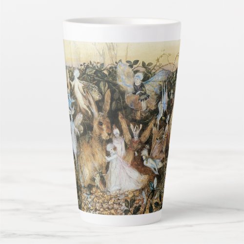 Fairy Twilight by John Anster Fitzgerald Latte Mug