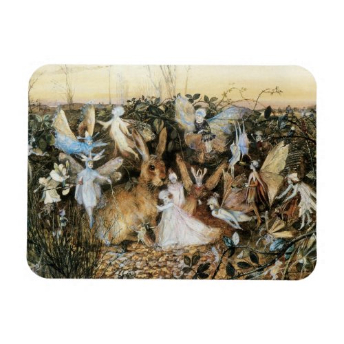 Fairy Twilight by John Anster Fitzgerald Magnet