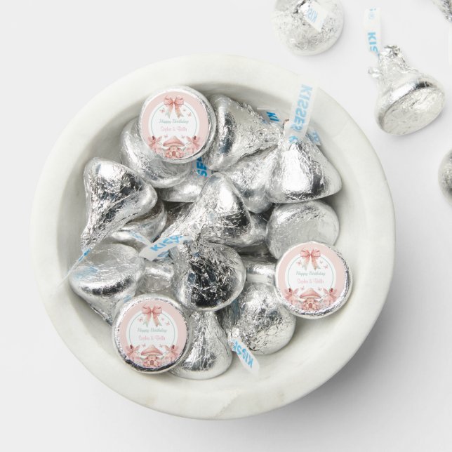 Fairy Twins Mushroom House Birthday Hershey®'s Kisses® (Assorted)