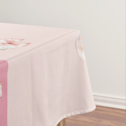 Fairy Twins Mushroom House Birthday Tablecloth