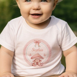 Fairy Twins Mushroom House Birthday Toddler T-shirt