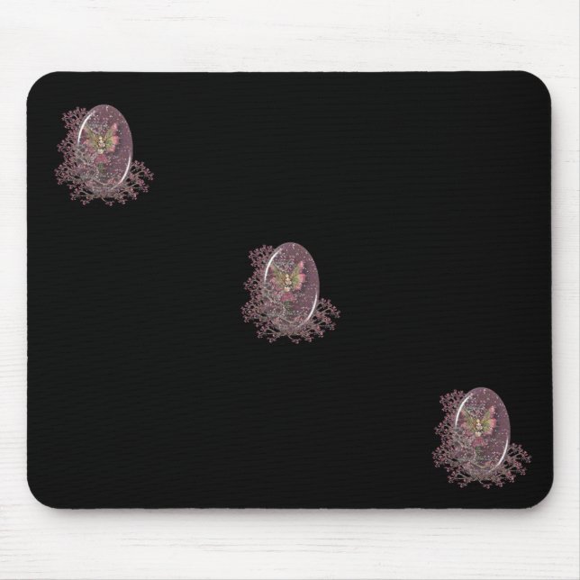 Fairy Under Glass Mouse Pad (Front)