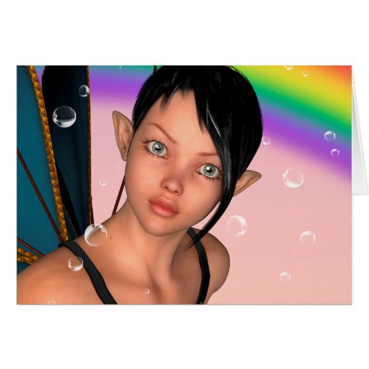 Fairy under Rainbow Cards (Front Horizontal)