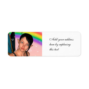 Fairy under Rainbow Label