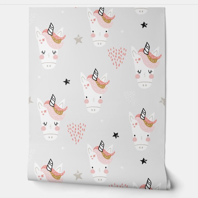 Fairy unicorns wallpaper  (Unrolling)