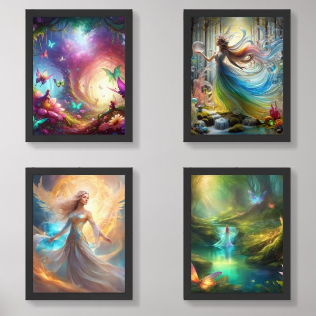 Fairy Wall Art Sets (Front)
