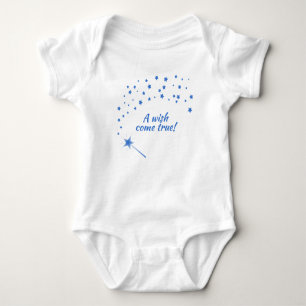 Fairy Wand & Stars, A Wish Come True Baby Bodysuit