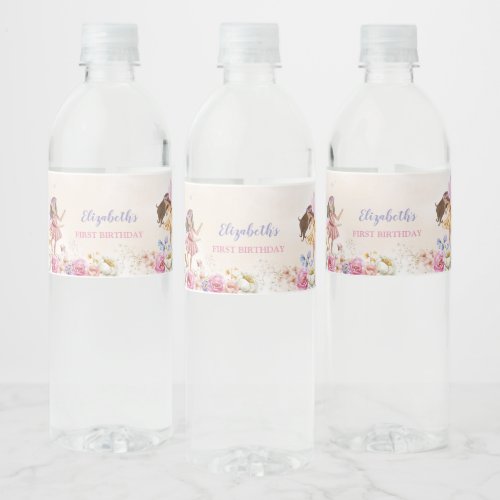 Fairy Water Bottle Labels