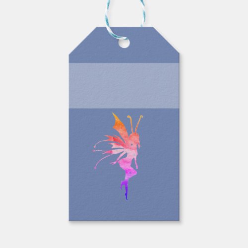 Fairy watercolor Custom Gift Tag