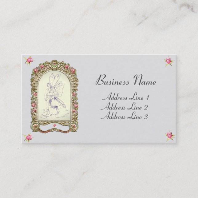 Fairy Wedding Business Card (Front)