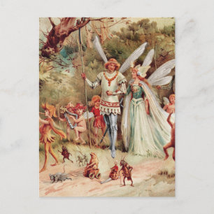 Fairy Wedding Postcard