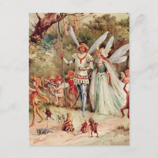 Fairy Wedding Postcard