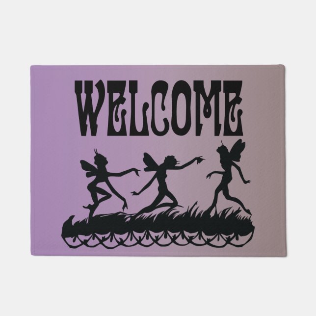 Fairy Welcome Doormat (Front)