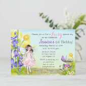 Fairy Whimsical Fantasy Birthday Party Invitation (Standing Front)