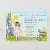 Fairy Whimsical Fantasy Birthday Party Invitation (Front/Back)