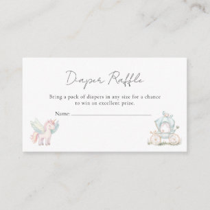 Fairy Wildflower Enchanted Whimsical Baby Shower Enclosure Card