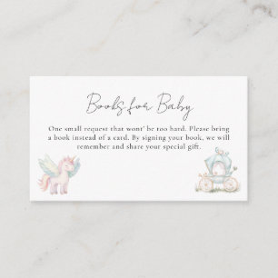 Fairy Wildflower Enchanted Whimsical Baby Shower Enclosure Card