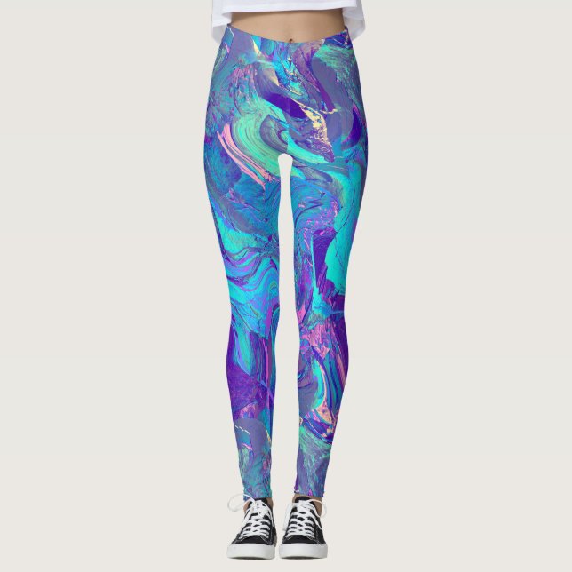 fairy wing artglass : leggings (Front)