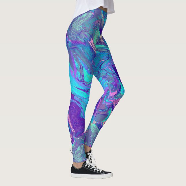 fairy wing artglass : leggings (Right)