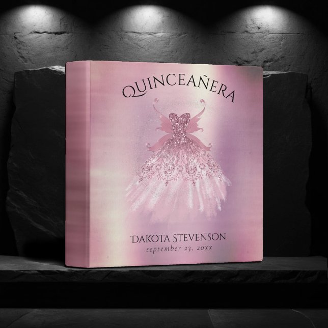 Fairy Wing Mauve Gown | Luxurious Dusty Pink Sheen 3 Ring Binder (Creator Uploaded)